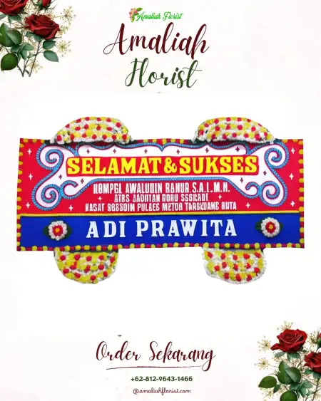 Papan Bunga Ucapan Selamat Widarasari
